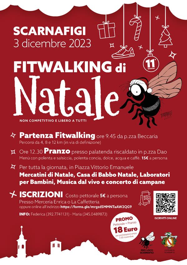 SCARNAFIGI (Cn) - FITWALKING DI NATALE